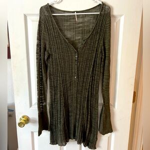Free People Sweater Tunic Large